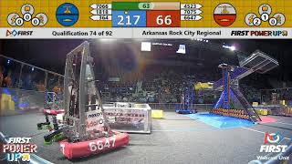 Qual 74 - 2018 Arkansas Rock City Regional