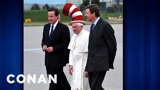 Pope Benedict's Snazzy Hats | CONAN on TBS