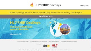 Daniel Mechanik - Online Oncology Patients’ Blood Test Sharing | DevDays 2024