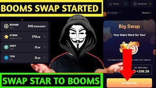 BOOMS Airdrop Withdrawal Update | BOOMS Airdrop New Update | BOOMS Airdrop Star Swap Booms Tokens