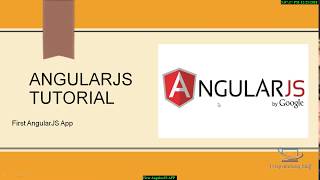 AngularJS Tutorial - First AngularJS App