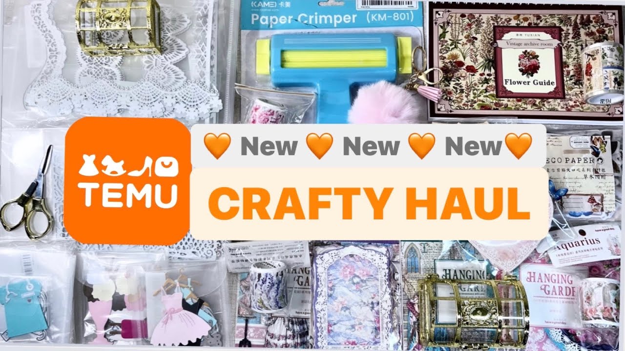 Temu Crafty Haul рџ ў Youtube