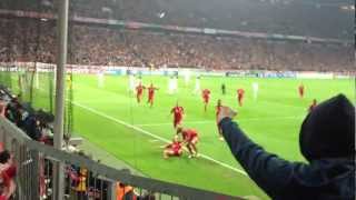 FC Bayern München - Real Madrid CL Halbfinale 17.04.2012 TOR 1:0 Franck Ribéry !!! LIVE in HD !!!