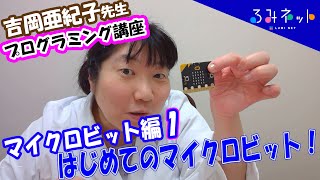 るみネット｜プログラミング講座マイクロビット編1「はじめてのマイクロビット！」吉岡亜紀子先生