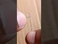 Trick to put Thread in Needle in a Second |#shorts #hack #lifehack #dailyhack #diy #viral