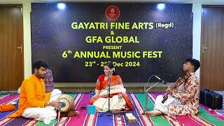 GFA \u0026 GFA Global's 6th Annual Music Festival - Dec 2024 - Concert #12 - Prameela Mandayam