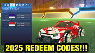 *NEW* ALL ROCKET LEAGUE REDEEM CODES FEBRUARY 2025