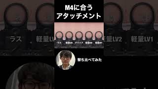 M4のアタッチメント比較🤔【荒野の光】荒野行動SS_源頼朝