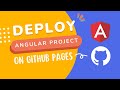 How to deploy angular app on GitHub Pages | 2022
