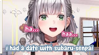 Danchou can't control herself when talking about a date with Subaru [Hololive ENG Sub]