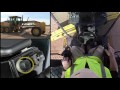 john deere motor grader left dual joystick controls tutorial