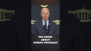 US President Joe Biden: We know about China's programme and the balloon