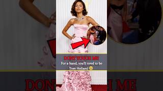 For a hand, you’ll need to be Tom Holland 🥹 #zendaya
