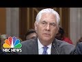 Sec. Rex Tillerson Comments On American Otto Warmbier Released By North Korea | NBC News