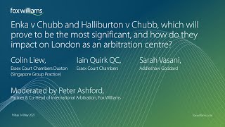 LIDW21: Enka v Chubb and Halliburton v Chubb