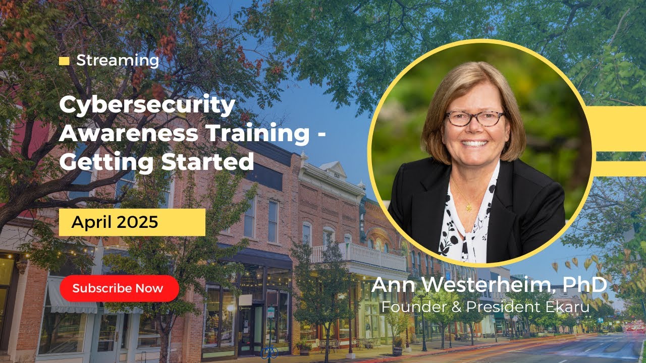 Cybersecurity Awareness Training Getting Started Youtube