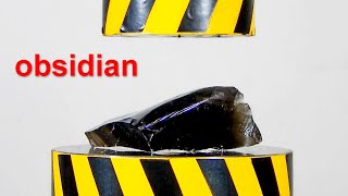 HYDRAULIC PRESS VS VOLCANIC GLASS