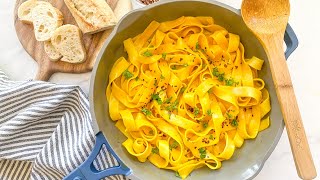 Creamy Saffron Butter Pasta Recipe