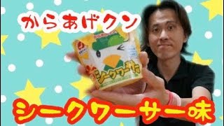 からあげクン　シークワーサー味を食べてみた。