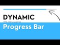 Progress Bar Using HTML, CSS and JavaScript | Less Code | JavaScript Tutorial