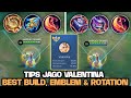 TUTORIAL VALENTINA PEMULA TERBARU!! NONTON INI DIJAMIN KALIAN JAGO MAIN VALENTINA!! - MOBILE LEGENDS