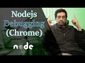 Debug node javascript using chrome using a hidden page !