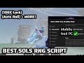 *New* Sols Rng (100X Luck) (Auto Roll) + Grind Script To Get Gargantuan For Mobile And Pc