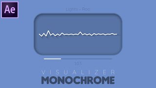 Monochrome Visualizer in After Effects | AE Tutorials