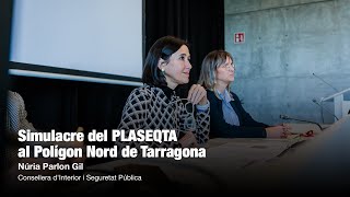 Simulacre del PLASEQTA al Polígon Nord de Tarragona