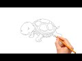 how to draw a wonderful 💕 tortoise कछुआ kachua