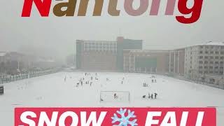 Nantong University | Nantong Snow ❄️ Fall 2018