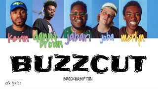 BROCKHAMPTON - BUZZCUT FEAT. DANNY BROWN [color coded lyrics]