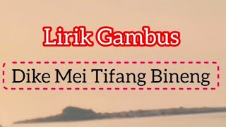 Lirik Lagu Gambus 