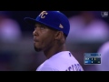 sea@kc escobar grabs liner turns double play