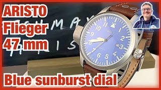 German Flieger | Blue Sunburst | 47mm | Aristo