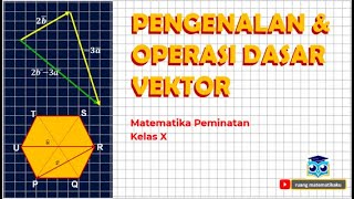 Pengenalan dan Operasi Dasar Vektor, Matematika Kelas X, Vektor Series #1