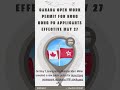 Canada Open Work Permit For Hong Kong PR Applicants Effective May 27