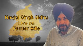 Navjot Singh Sidhu Live on Farmer Bills