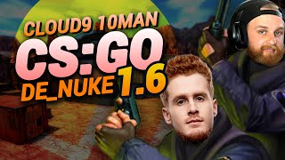 CELEBRATING 21 YEARS OF COUNTER-STRIKE | CS:GO 1.6 de_nuke Throwback ft. n0thing \u0026 TenZ!