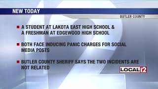 Butler County Sheriff charges two teens for social media posts