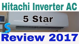 #Hitachi #ac #technosir Hitachi 5 Star Inverter ac Review  #HindiReview