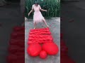 Jumping On Water Balloon || AMAZING BALLOON TRICK || Cool Hacks, Pranks and Tricks by SMOL! #Shorts