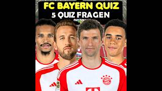 FC Bayern: 5 Fußball Quiz Fragen ⚽️ #shorts