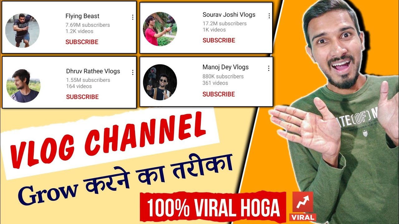 Vlog Channel Viral Kaise Kare How To Grow Vlogging Channel Fast Youtube