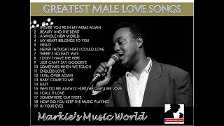 MOST POPULAR MALE LOVE SONGS OF THE 80'S \u0026 90'S