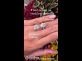 antique cushion vs brilliant cut cushion diamond rings