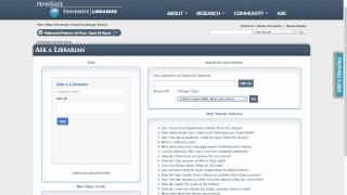 Ask A Librarian Online Service