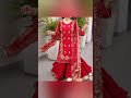 gulabi sharara party wear dress design 2024 trending viralshorts weddingdress partyweardress