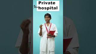 Private Hospita Vs Government Hospital | Sharmi Comedy | Lets Dance Comedy Shorts