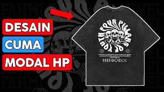 Cara bikin logo tongkrongan | Cara mudah desain kaos di Hp‼️